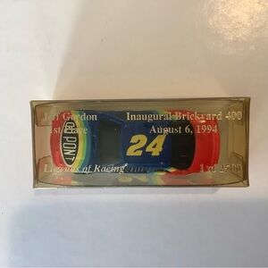 1994 Jeff Gordon Brickyard 400 race 1st Place Legends of Racing Die-Cast…
